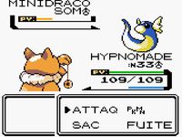 une photo d'Ã©cran de Pokemon Or sur Nintendo Game Boy Color